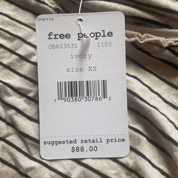 NWT Free People North South Tank Top/Cami XS - Picture 7 of 9